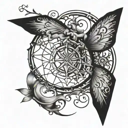 i want a tatoo that represents 3 breaking points of my life that give me strength but i want more of a non bulky symbol tattoo design idea