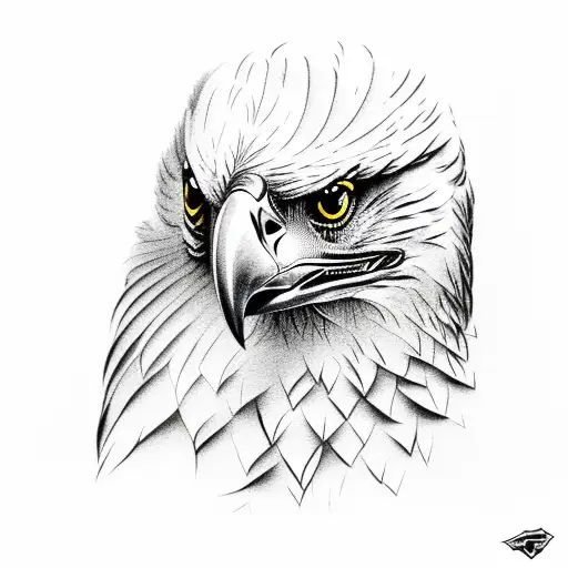 wedge tailed eagle tattoo design idea