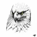 wedge tailed eagle tattoo design idea