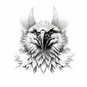 wedge tailed eagle tattoo design idea