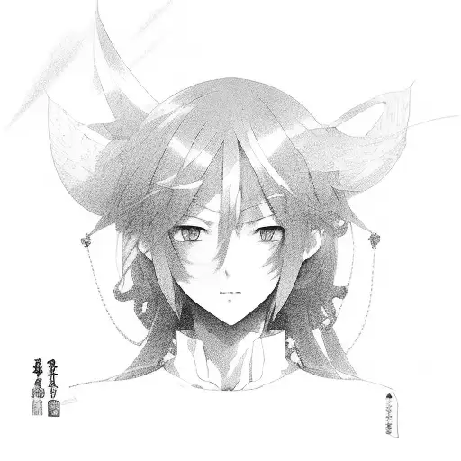 A portrait of Suzuya Juuzou  tattoo design idea