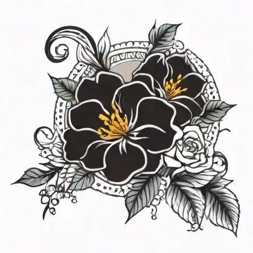 Giorgia January Ella SEPTEMBER  tattoo design idea