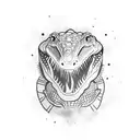 crocodile  tattoo design idea