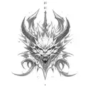 final fantasy summons tattoo design idea
