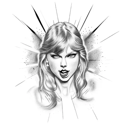 taylor swift lyrics tattoo design idea