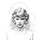 taylor swift lyrics tattoo design idea