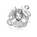 taylor swift lyrics tattoo design idea