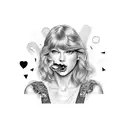 taylor swift lyrics tattoo design idea