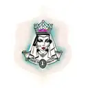 Queen of Spades tattoo design idea