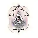 Queen of Spades tattoo design idea