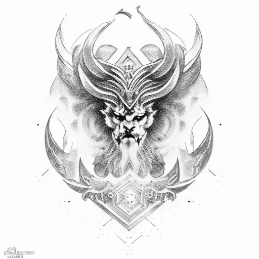 lanza de Odin  tattoo design idea