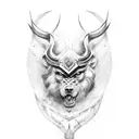 lanza de Odin  tattoo design idea