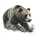 Chicago bear tattoo design idea