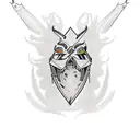 thyroid tattoo design idea