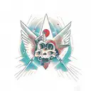 thyroid tattoo design idea