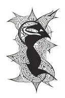 Superman & spiderman symbol integrated tattoo design idea