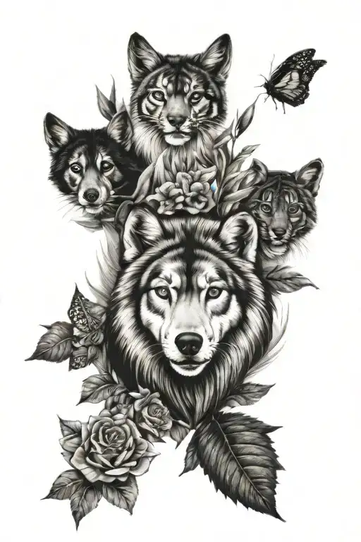 Alaska sleeve tattoo design idea