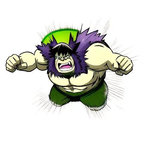 incredible hulk tattoo design idea