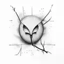 apple and tree representing fater and son tattoo design idea