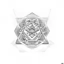 various sacred geometry symbologies and occultism symbologies around tattoo design idea