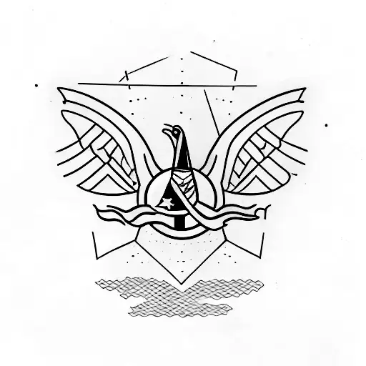 A minimalist tattoo incorporating the symbols of gold, Dow Jones, and forex trading. tattoo design idea