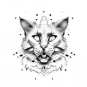 Gato san bernardo  tattoo design idea