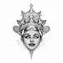 Queen's Crown tattoo design idea