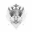 Queen's Crown tattoo design idea