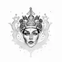 Queen's Crown tattoo design idea