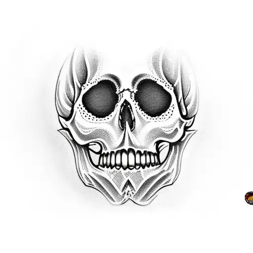 catrina skull tattoo design idea