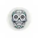 catrina skull tattoo design idea