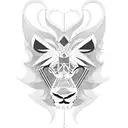 lion ram tattoo design idea