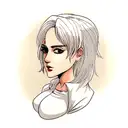 ciri from witcher tattoo design idea