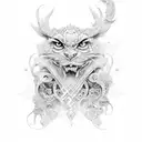 sukoon tattoo design idea