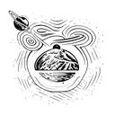 nasa tattoo design idea