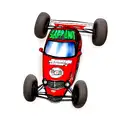 Car drifting  tattoo design idea