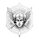 St. Michael the Archangel tattoo design idea