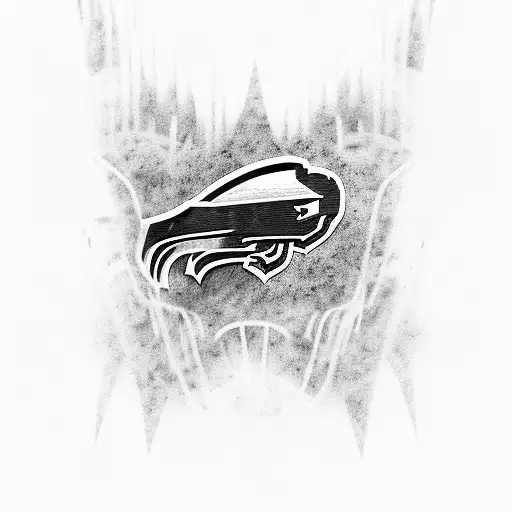 Super Bowl trophy buffalo bills logo  tattoo design idea