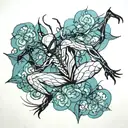 spider dancer tattoo design idea
