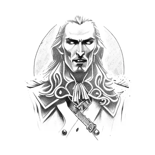 vlad castlevania tattoo design idea
