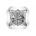 20 Sided Dice tattoo design idea