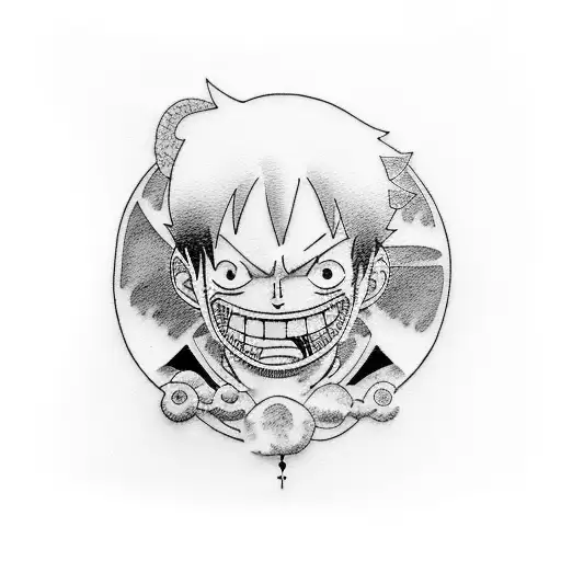 luffy tattoo design idea