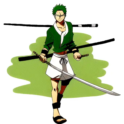 ronoroa zoro tattoo design idea