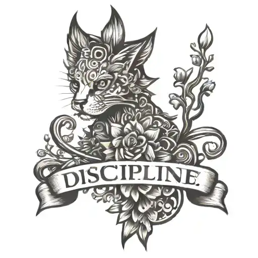 Discipline, Obedience and Gratitude tattoo design idea
