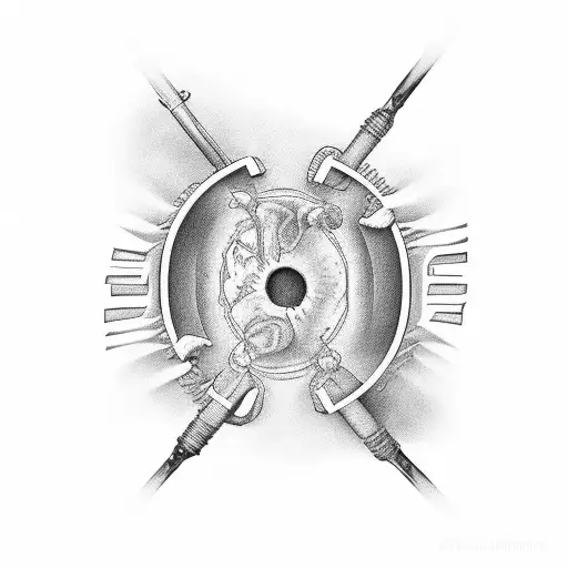 The word "Butthole" blurry tattoo design idea