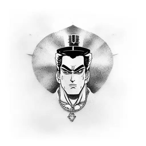 Jotaro kujo tattoo design idea
