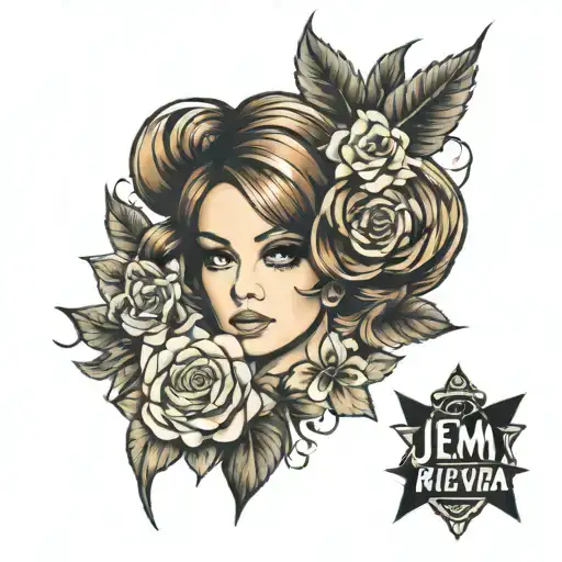 Jenny Rivera tattoo design idea