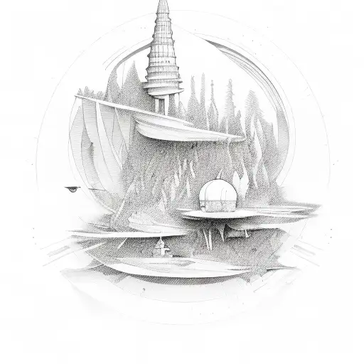 Transition to a new standard of living tattoo design idea