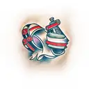 Boombox tattoo design idea