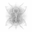 nervous system, cyber, geometry, black thin lines, spine, back tattoo design idea